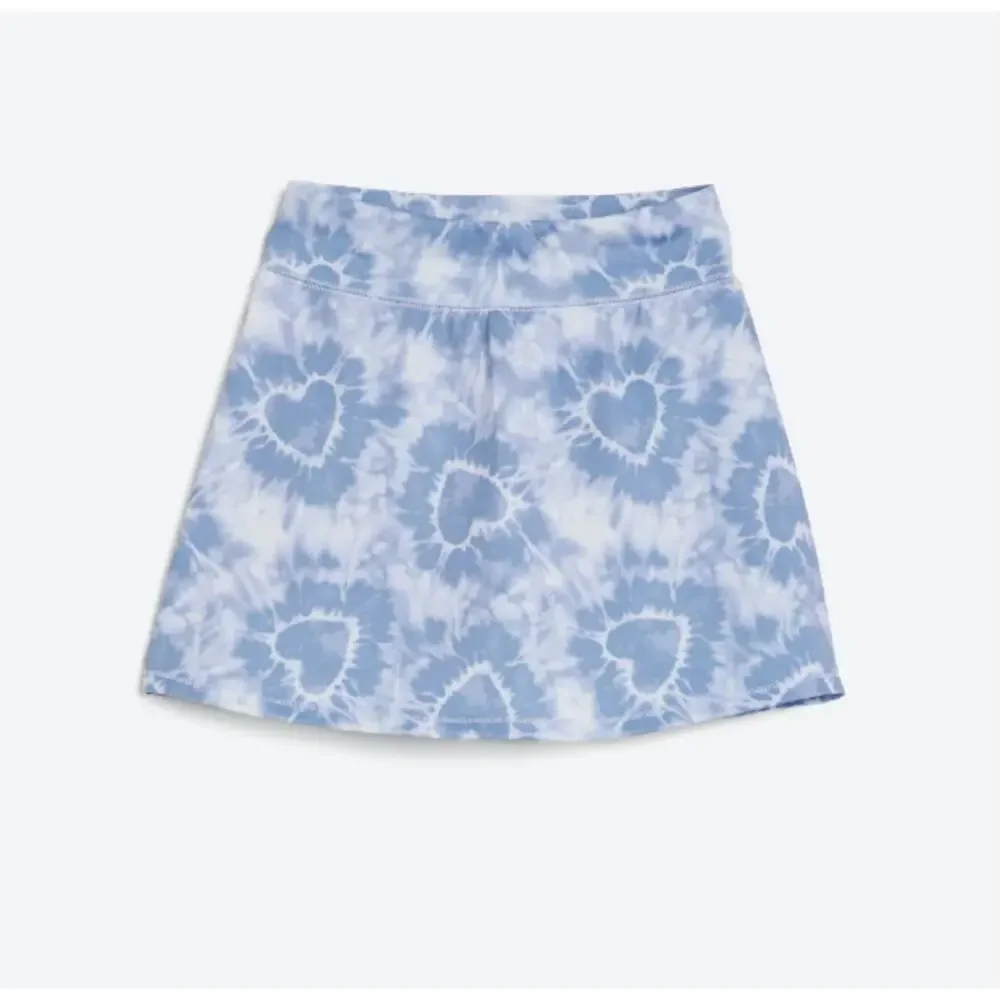 Runway Tie Dye Heart Skort Girls Size M 8/10 Blue